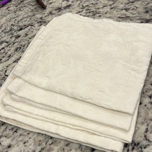 4 Crate & Barrel fabric napkins